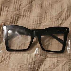 Black Square Frame Glasses